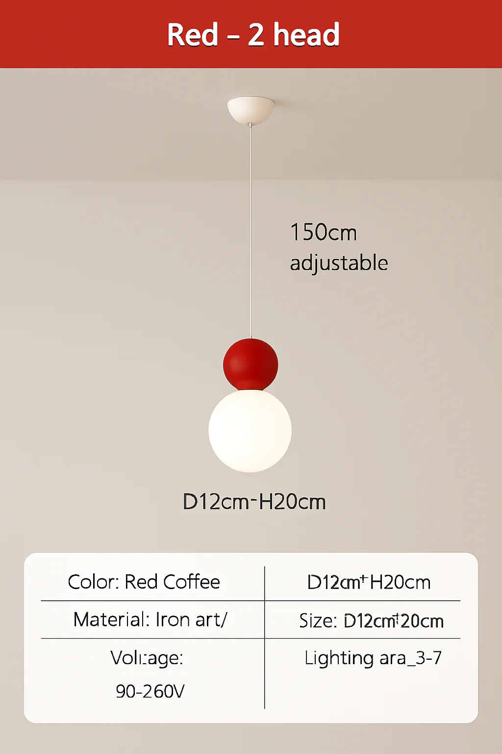suspension danoise led boule lumineuse pour décoration intérieure - Image 13