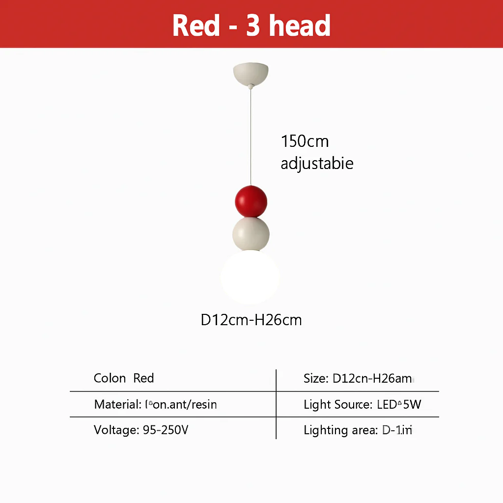suspension danoise led boule lumineuse pour décoration intérieure - Image 19