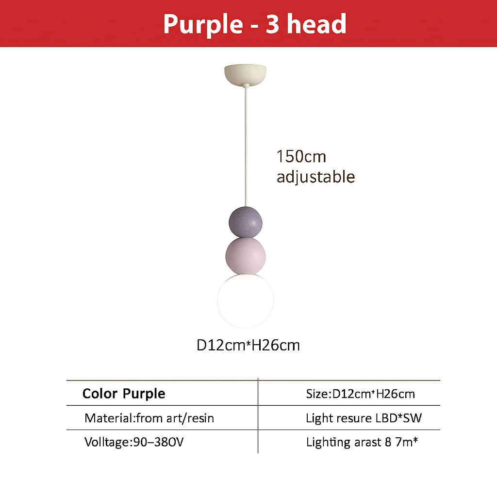 suspension danoise led boule lumineuse pour décoration intérieure - Image 21