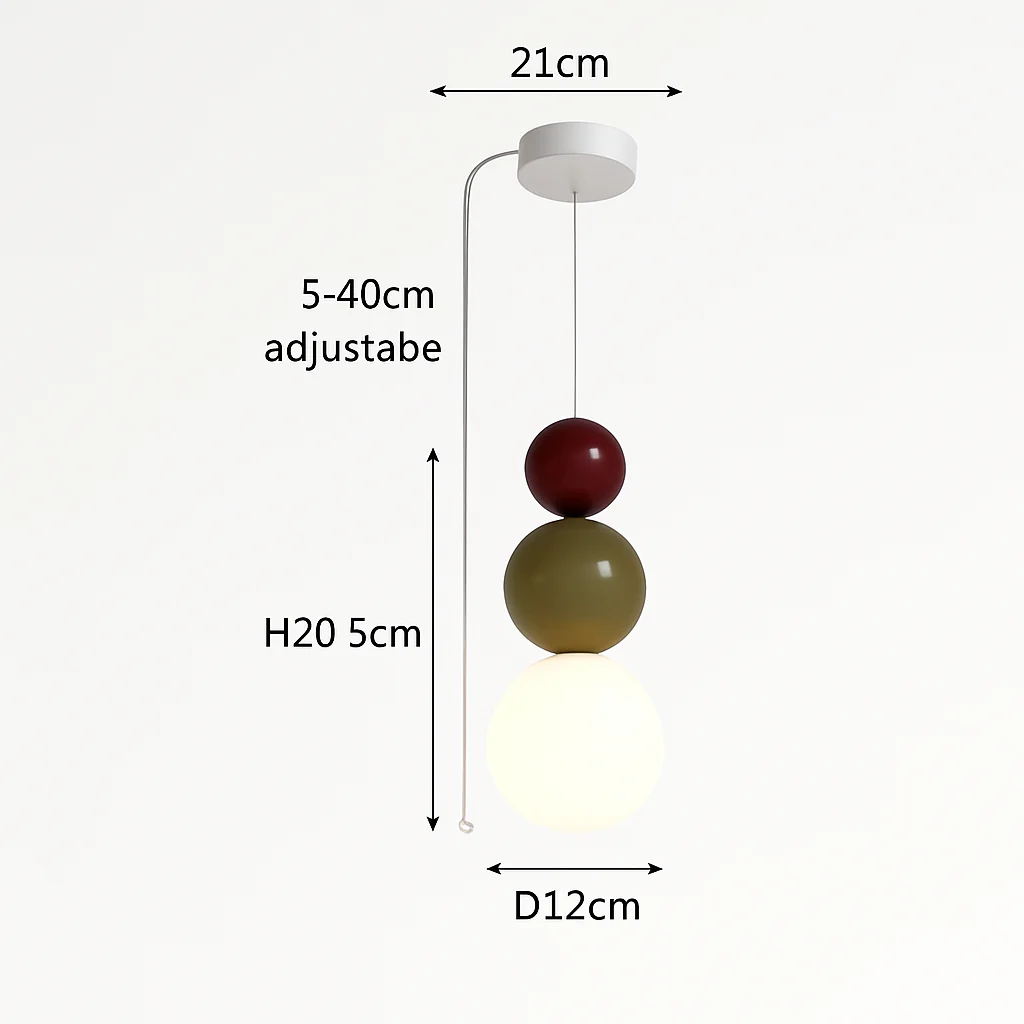 suspension danoise led boule lumineuse pour décoration intérieure - Image 28
