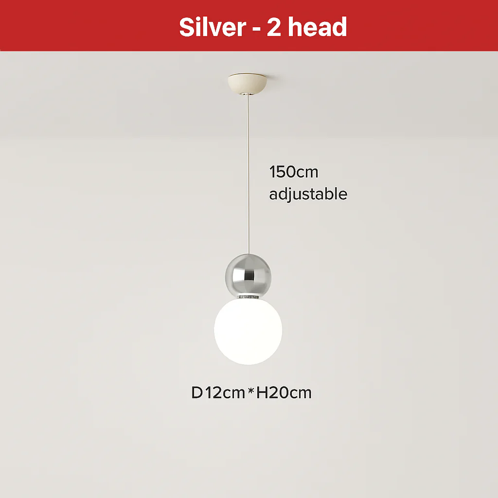 suspension danoise led boule lumineuse pour décoration intérieure - Image 10