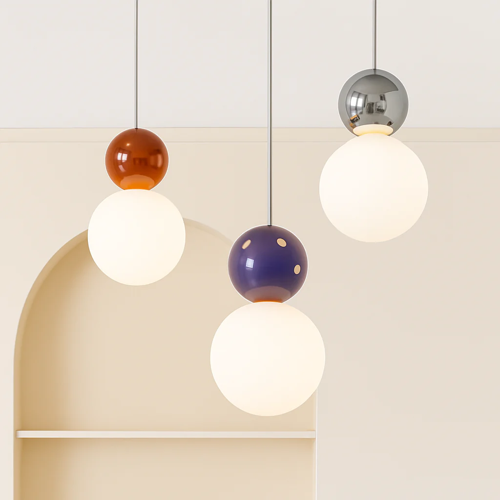 suspension danoise led boule lumineuse pour décoration intérieure - Image 6