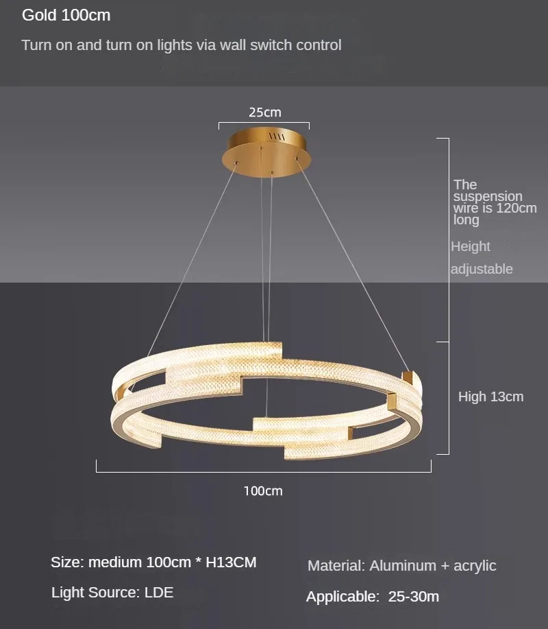 suspension design circulaire élégante pour intérieur moderne - Image 10
