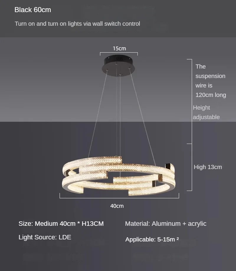 suspension design circulaire élégante pour intérieur moderne - Image 11