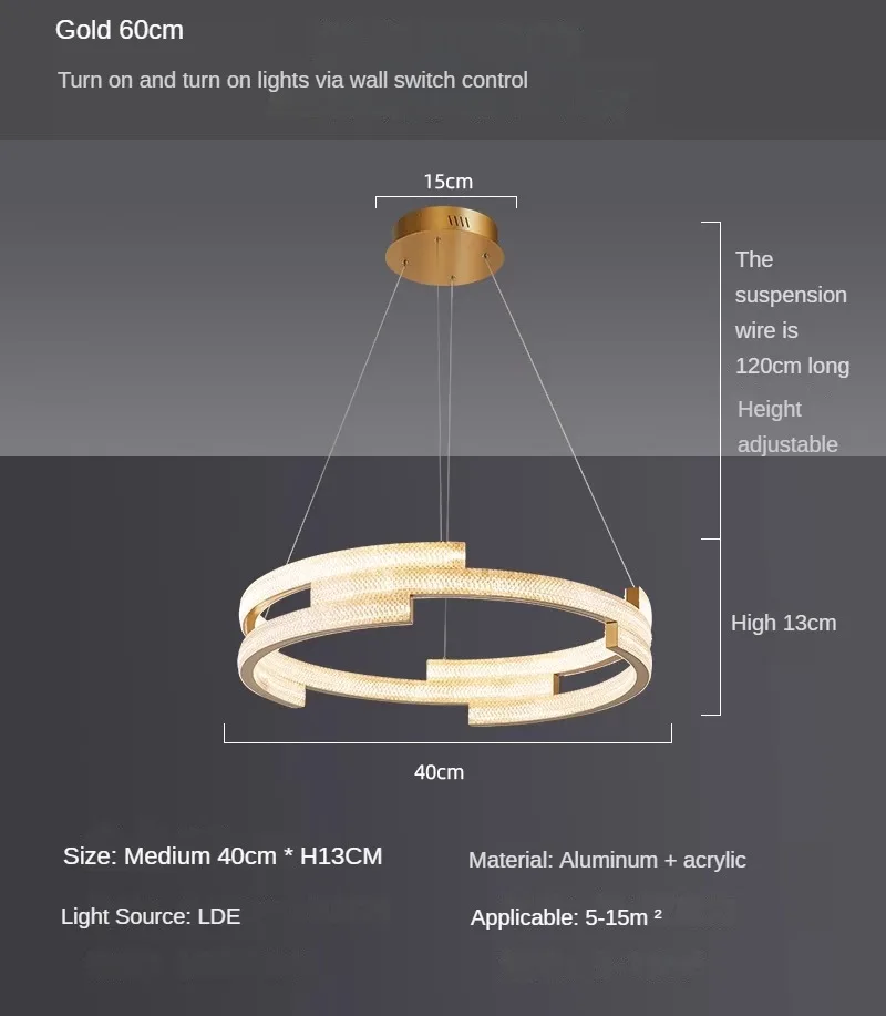 suspension design circulaire élégante pour intérieur moderne - Image 8