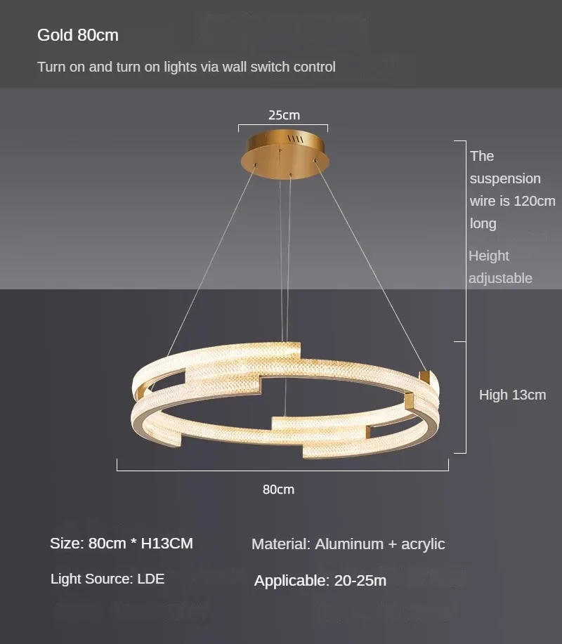 suspension design circulaire élégante pour intérieur moderne - Image 9