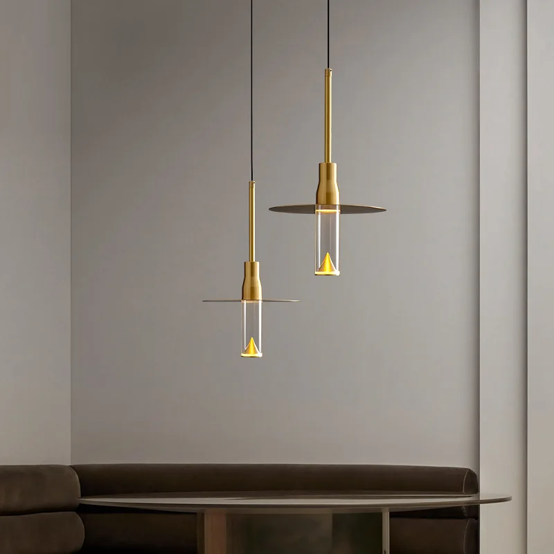 suspension design en cuivre pour éclairage intérieur chic - Image 4