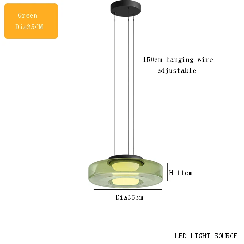 suspension design en verre série levels pour décoration moderne - Image 13