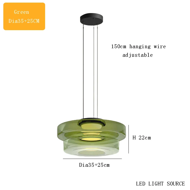 suspension design en verre série levels pour décoration moderne - Image 19