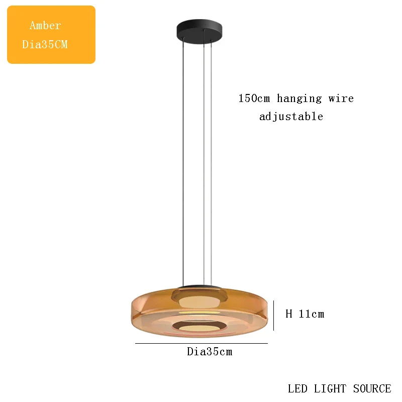 suspension design en verre série levels pour décoration moderne - Image 20