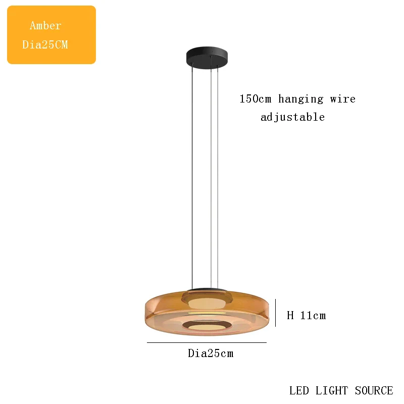 suspension design en verre série levels pour décoration moderne - Image 23