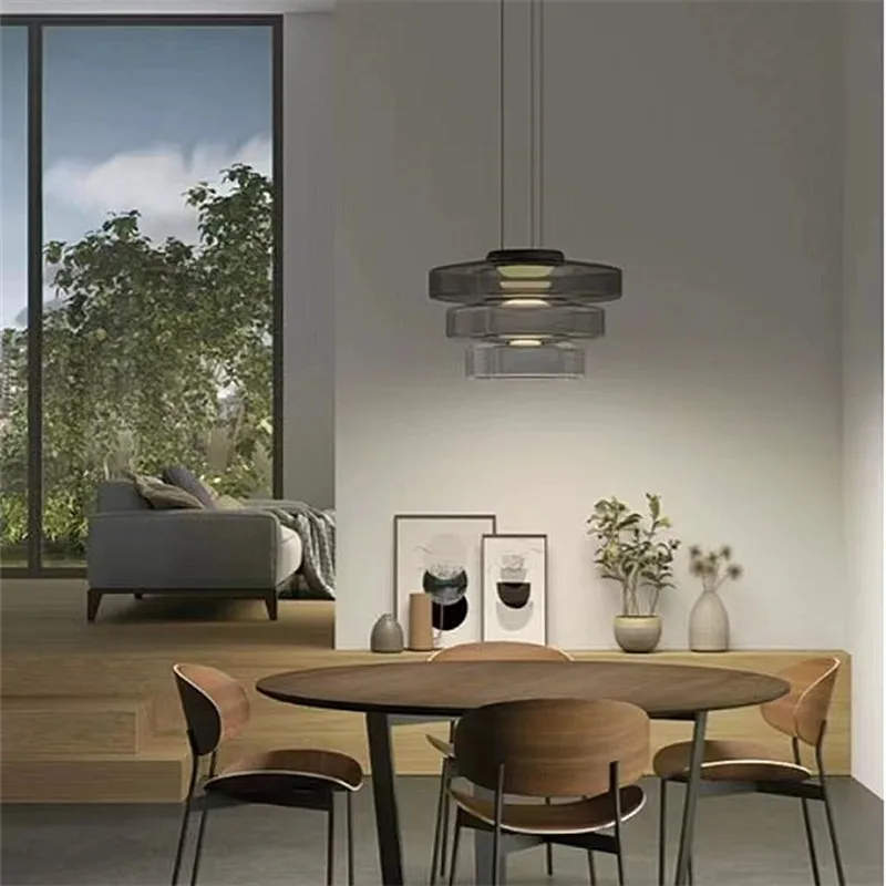 suspension design en verre série levels pour décoration moderne - Image 4