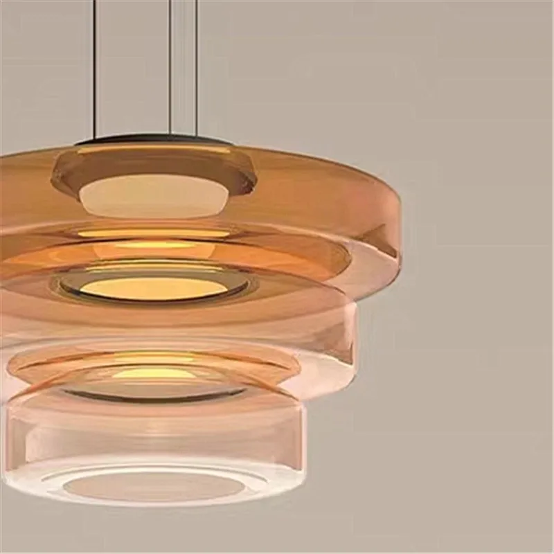 suspension design en verre série levels pour décoration moderne - Image 6