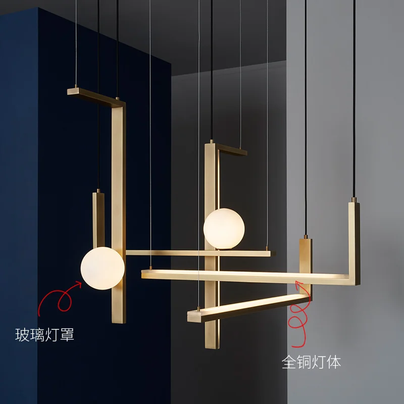 suspension design géométrique créatif pour éclairage moderne - Image 5