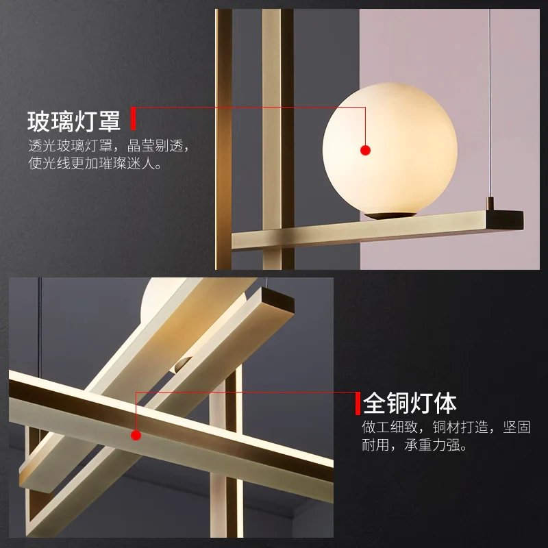suspension design géométrique créatif pour éclairage moderne - Image 6