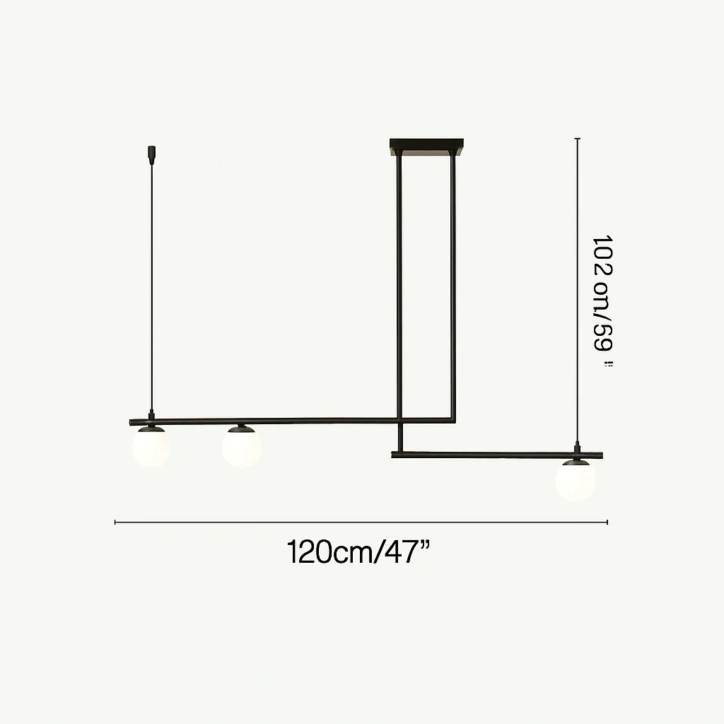 suspension design moderne avec boule de verre élégante - Image 15