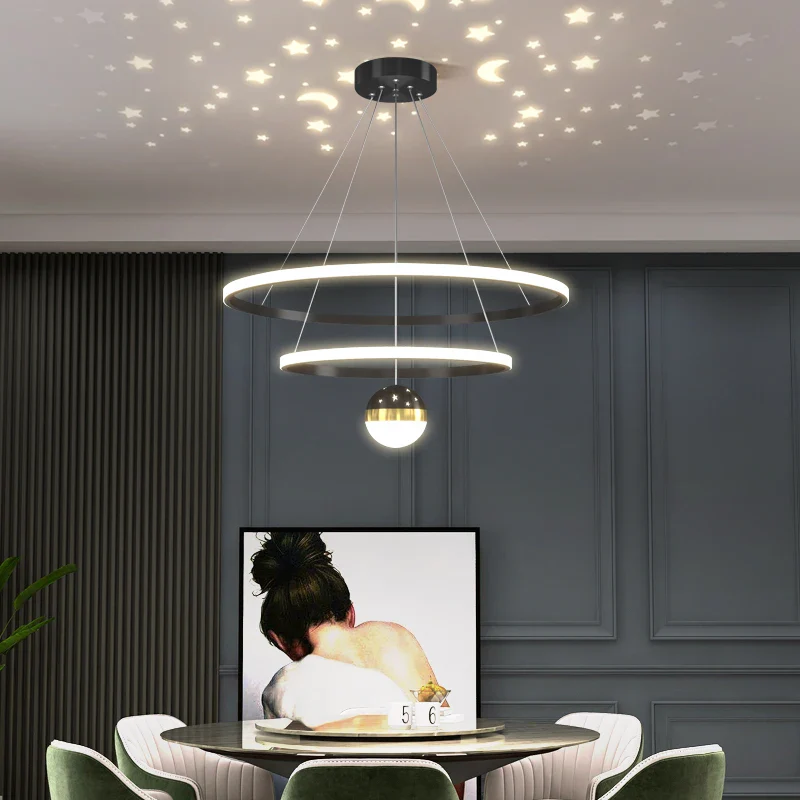 suspension design ronde en led pour décoration moderne - Image 2