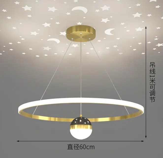 suspension design ronde en led pour décoration moderne - Image 8