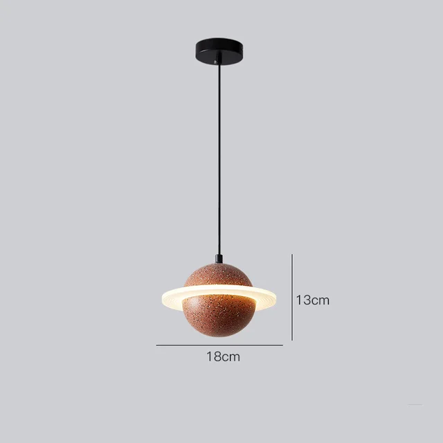 suspension en béton design mini planètes pour décoration intérieure - Image 10