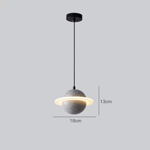 suspension en béton design mini planètes pour décoration intérieure - Image 15