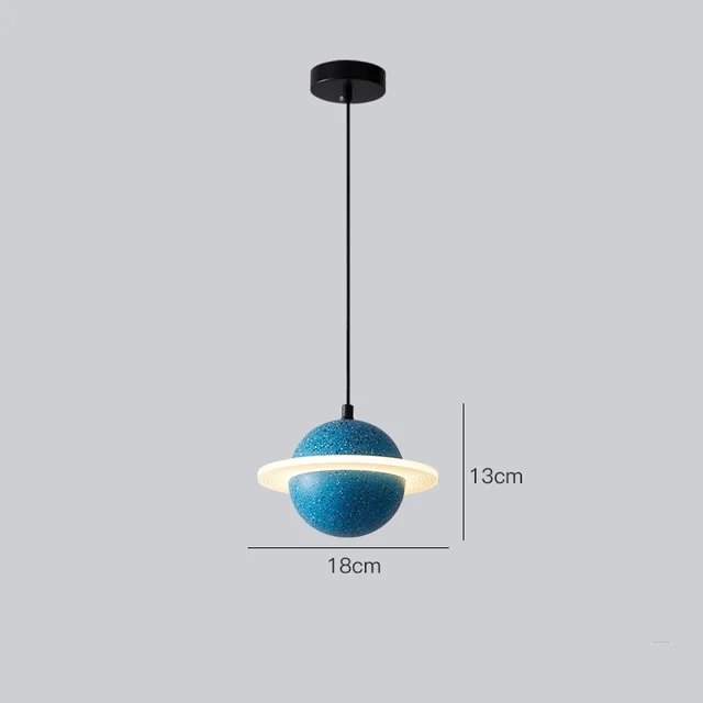 suspension en béton design mini planètes pour décoration intérieure - Image 16