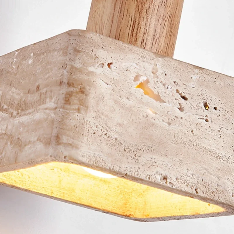 suspension en bois massif pour décoration intérieure créative rétro - Image 5