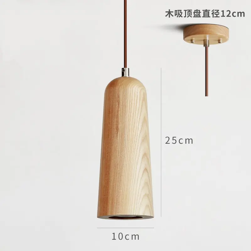 suspension en bois massif style japonais décoration nordique élégante - Image 10