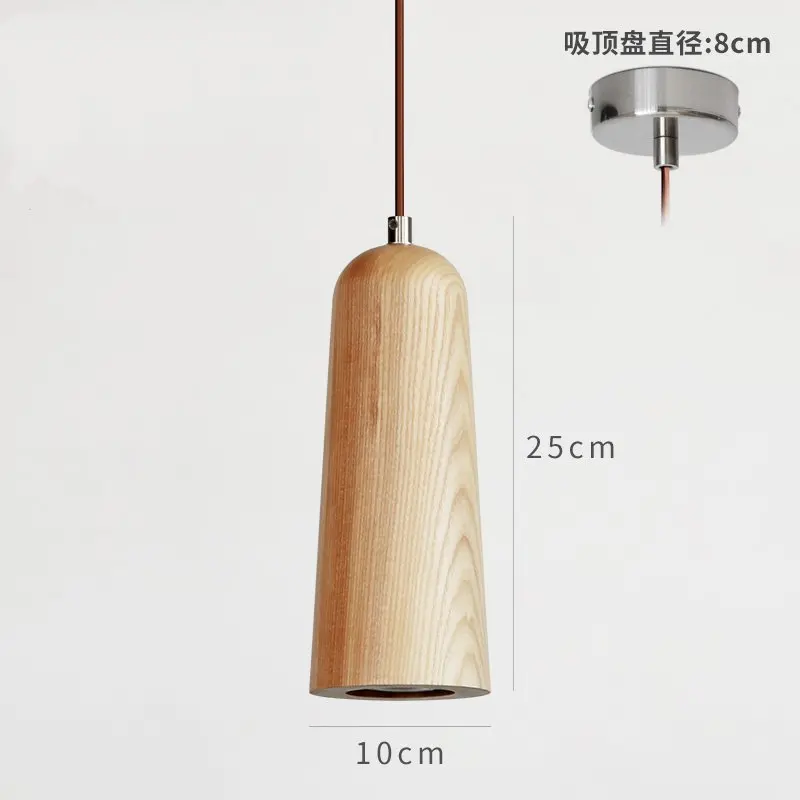 suspension en bois massif style japonais décoration nordique élégante - Image 11