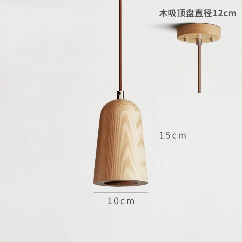 suspension en bois massif style japonais décoration nordique élégante - Image 12