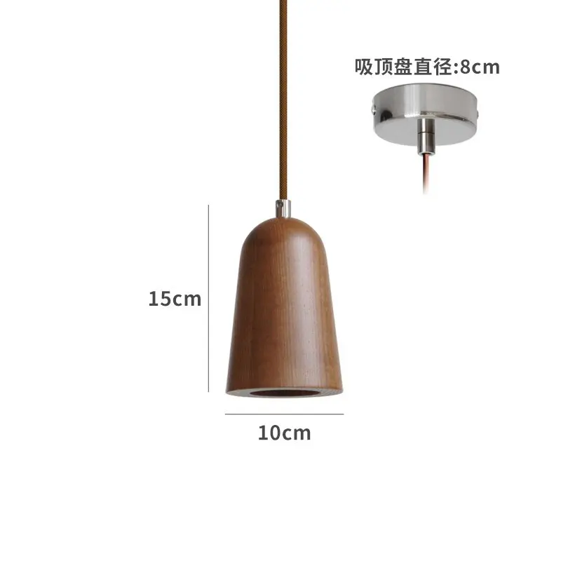 suspension en bois massif style japonais décoration nordique élégante - Image 13
