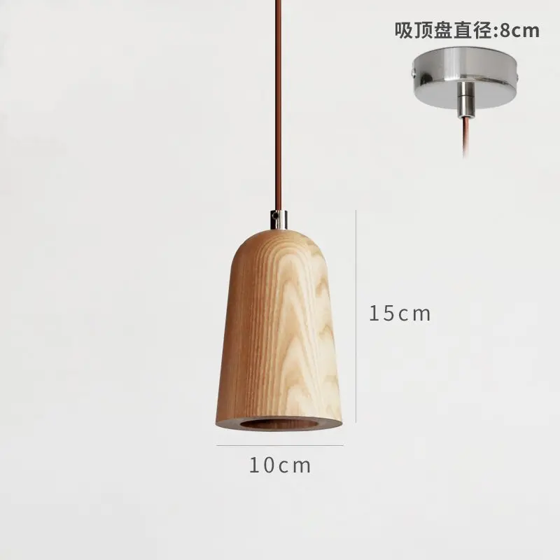 suspension en bois massif style japonais décoration nordique élégante - Image 14