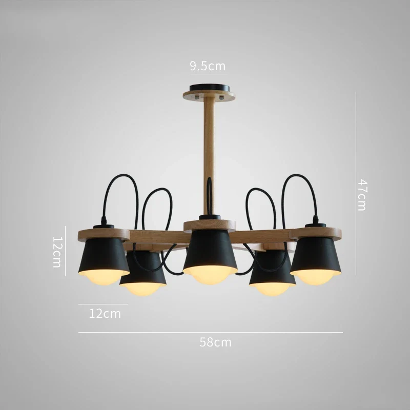 suspension en bois nordique pour décoration intérieure élégante - Image 10