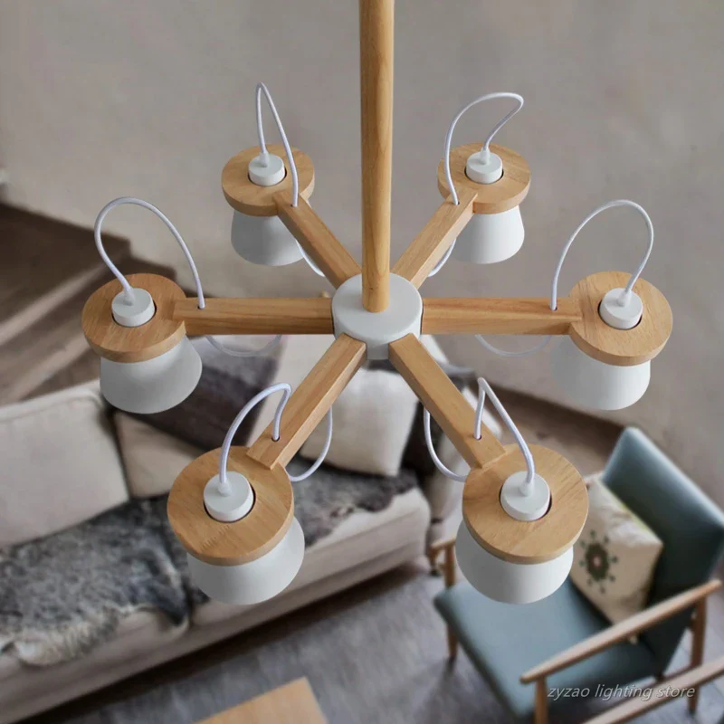 suspension en bois nordique pour décoration intérieure élégante - Image 3