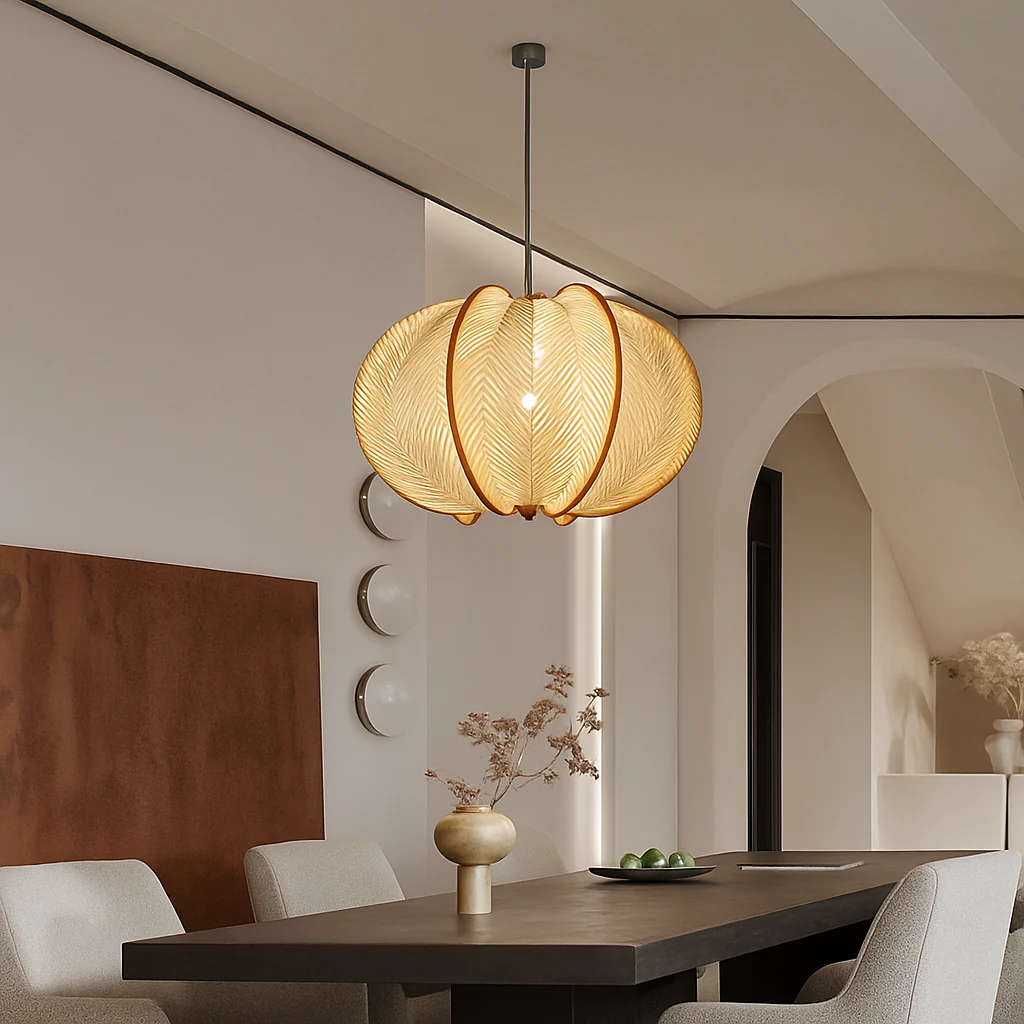 suspension en bois rétro style nordique pour décoration intérieure - Image 3