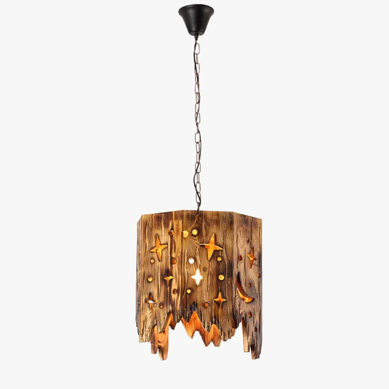 suspension en bois style industriel rétro pour l'intérieur - Image 5