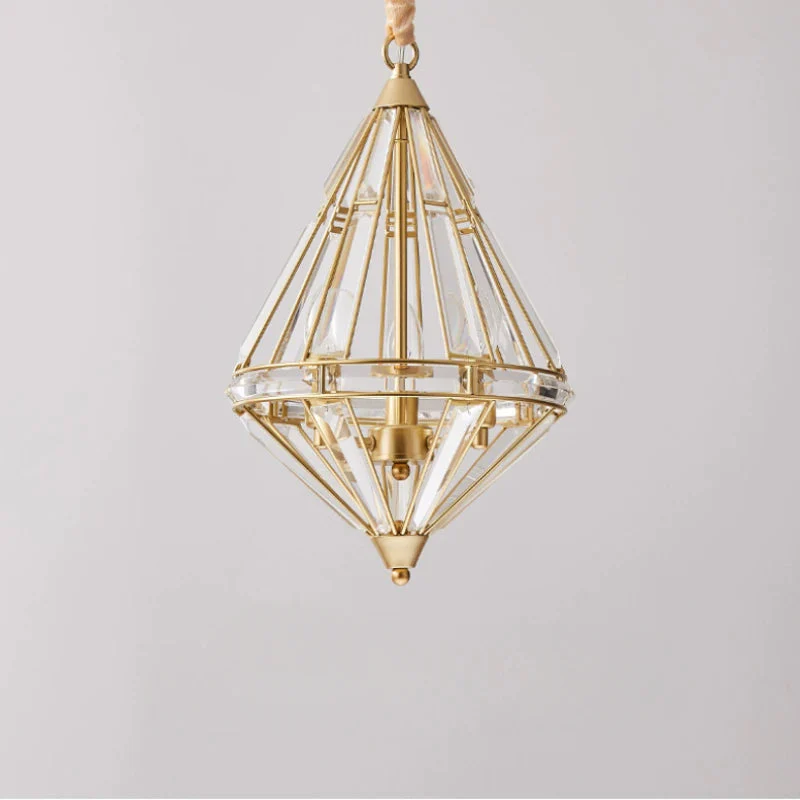 suspension en cristal doré design nordique pour décoration élégante - Image 5