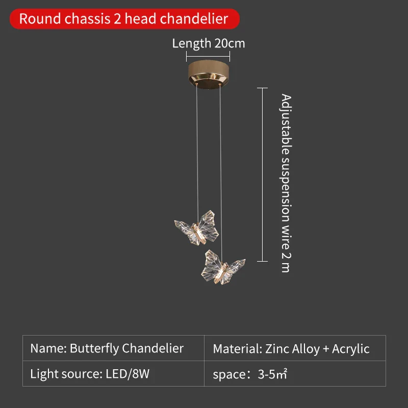 suspension en cristal nordique à led pour décoration moderne - Image 18
