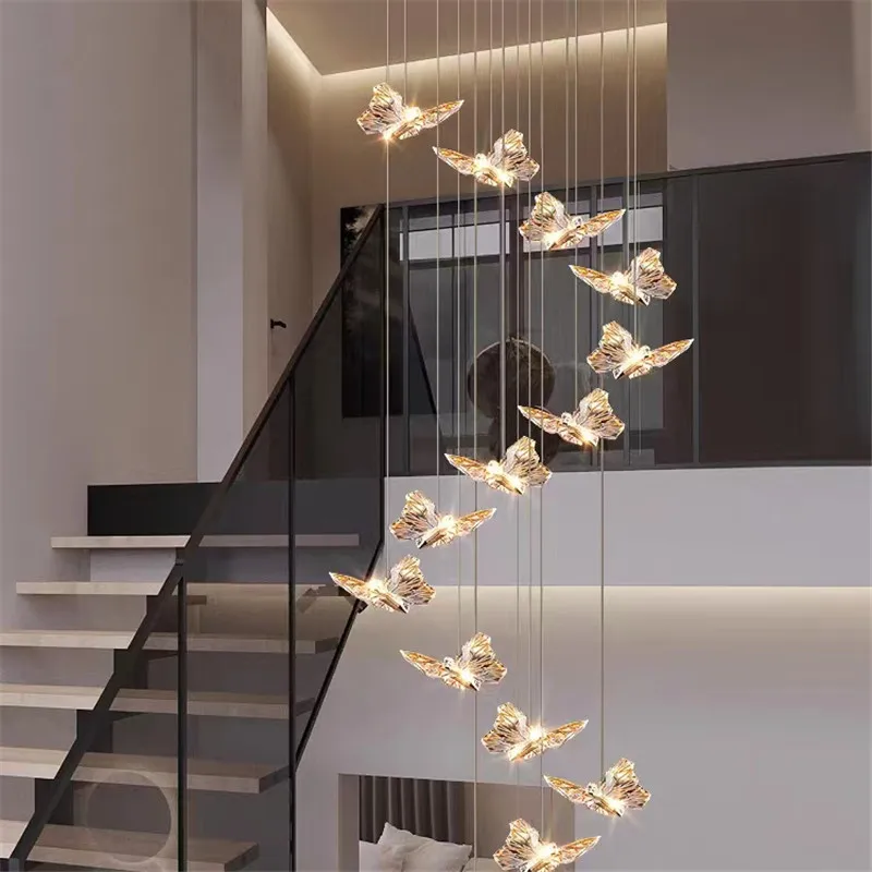 suspension en cristal nordique avec éclairage moderne décoratif - Image 4