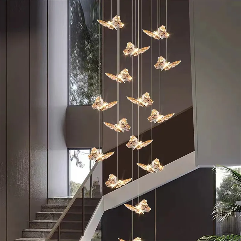 suspension en cristal nordique avec éclairage moderne décoratif - Image 5