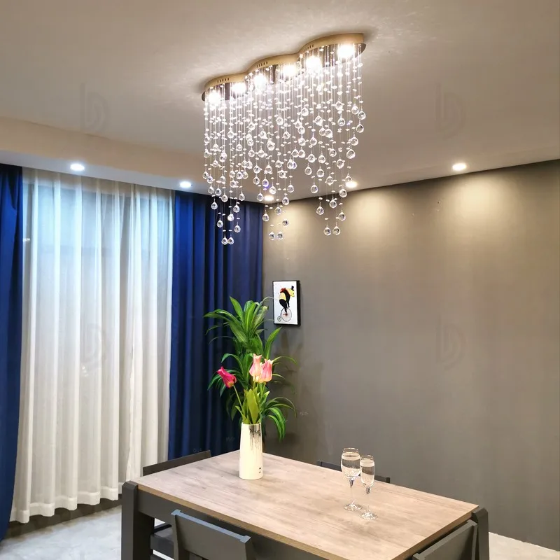 suspension en cristal pour décoration intérieure moderne élégante et lumineuse - Image 3