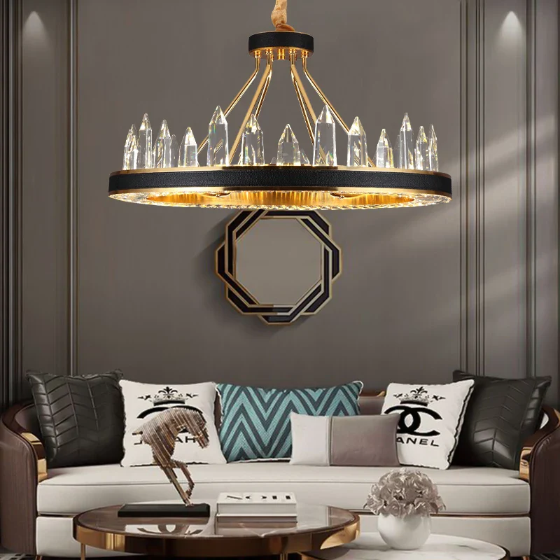 suspension en cristal transparent pour une décoration moderne - Image 3