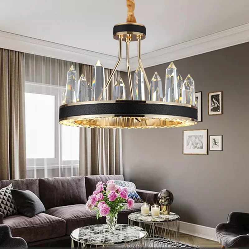 suspension en cristal transparent pour une décoration moderne - Image 6