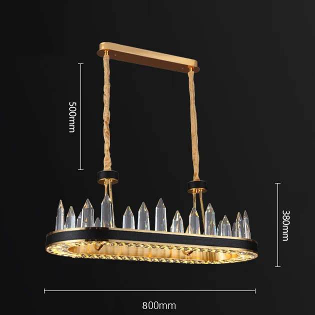 suspension en cristal transparent pour une décoration moderne - Image 9