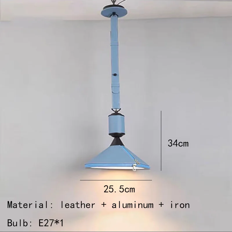 suspension en cuir artificiel style art déco pour intérieur - Image 9