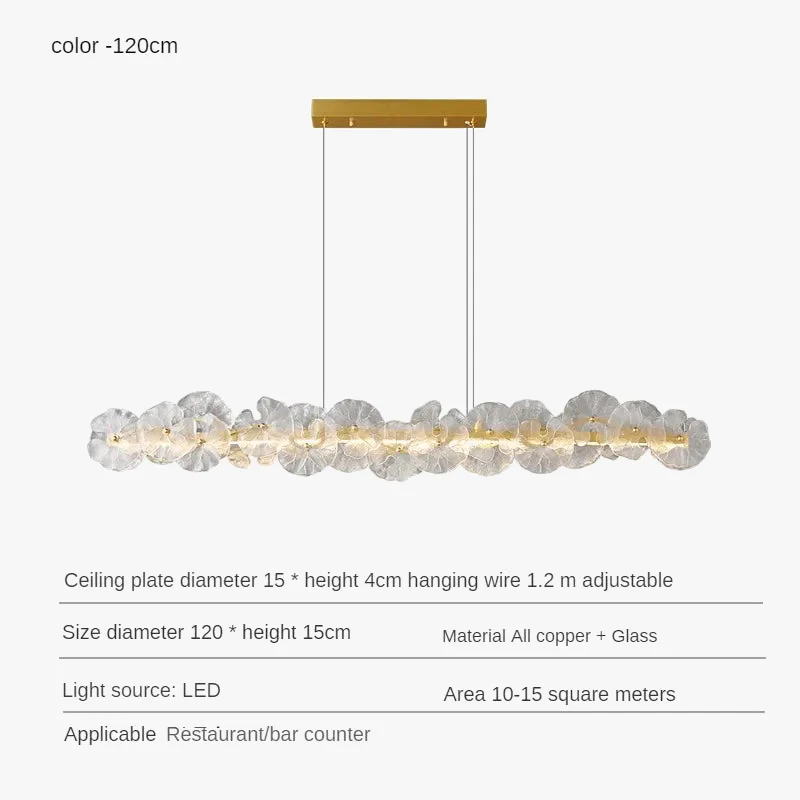 suspension en cuivre avec luminaire en verre artistique haut de gamme - Image 9