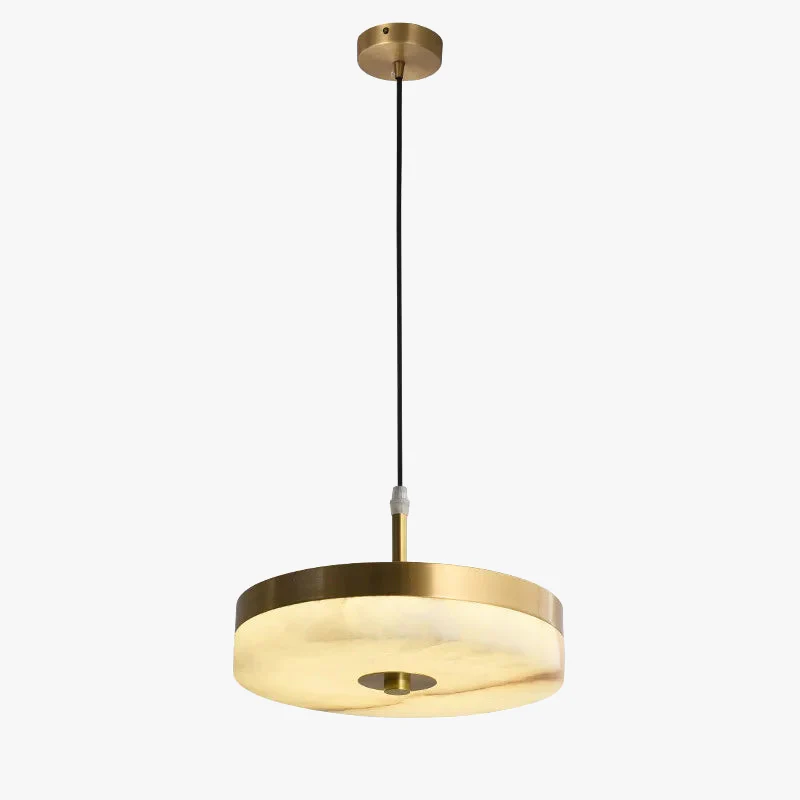 suspension en marbre blanc design en cuivre pour intérieur élégant - Image 6