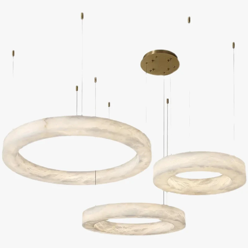 suspension en marbre naturel espagnol et cuivre moderne et luxueuse - Image 6