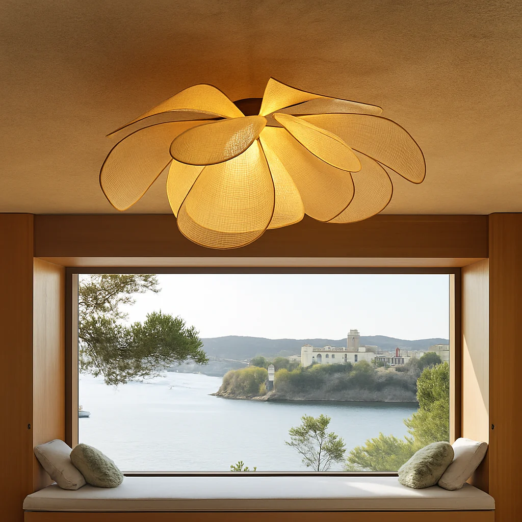 suspension en rotin tissé pour un décor élégant et moderne - Image 2