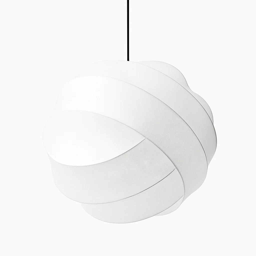 suspension en soie wabi sabi design nordique moderne pour décoration intérieure - Image 6