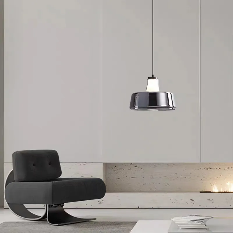 suspension en verre à plusieurs têtes pour intérieur moderne - Image 4
